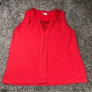 Meadow Rue Anthropologie Women’s Ruffle Trim Sleeveless Tank Size Medium